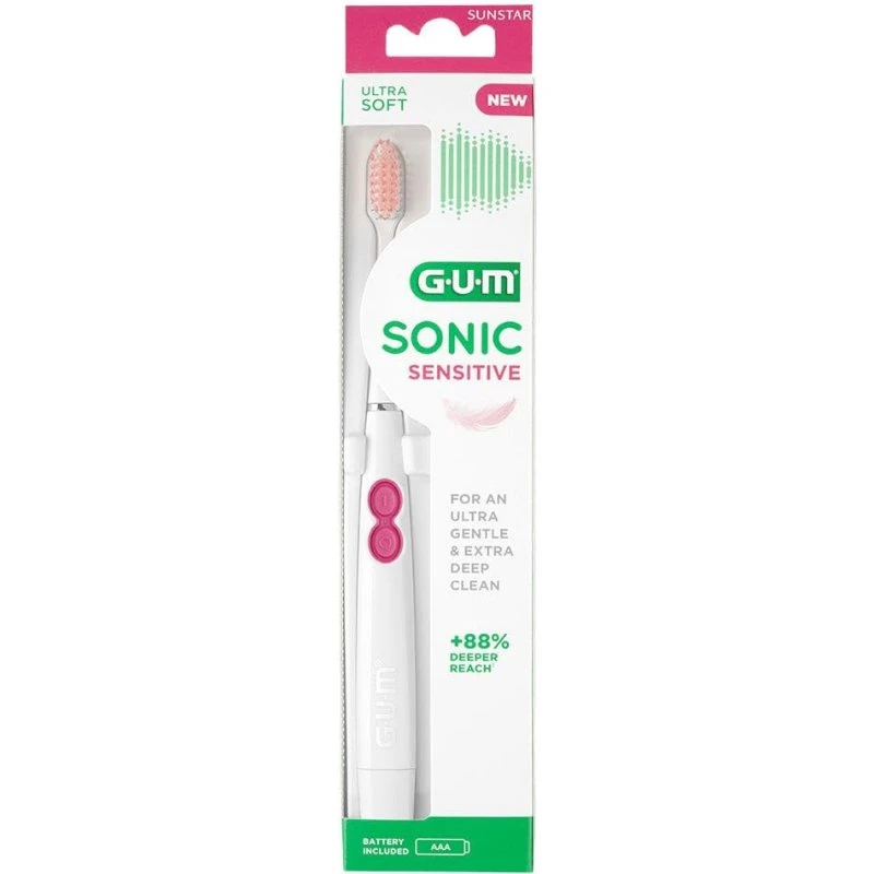 Gum Sonic Sensitive Cepillo Pilas 4101