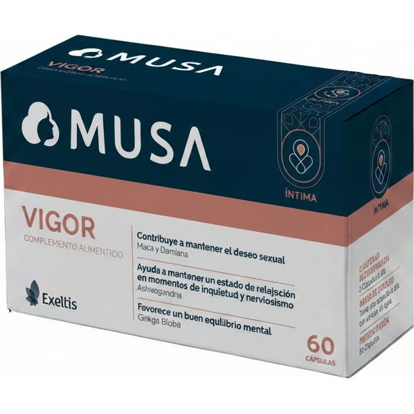 Musa Vigor 60 Cápsulas - Complemento para la Vitalidad y Deseo