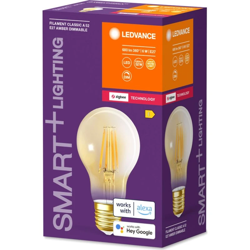 LEDVANCE SMART+ Filament 6W E27 2400K