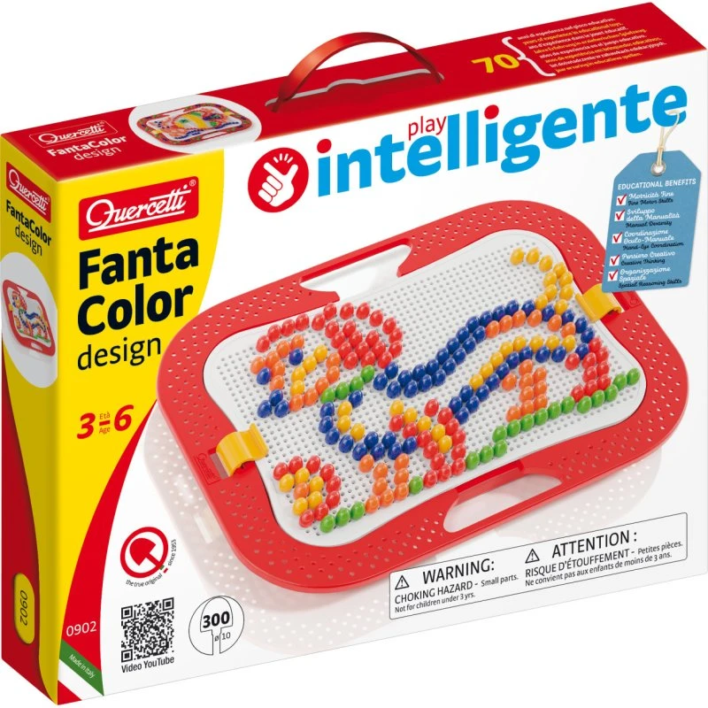 Quercetti Mosaico Fantacolor Design - 300 piezas