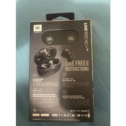 JBL Live Free NC+ TWS Negro