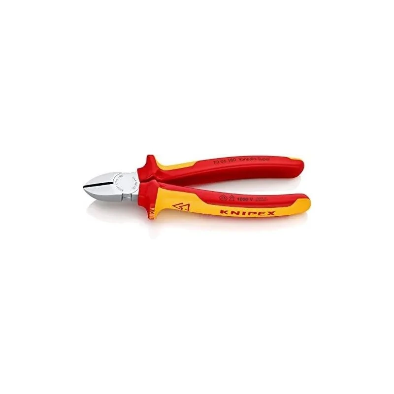 KNIPEX Alicate Corte Diagonal 180 mm VDE 1000V