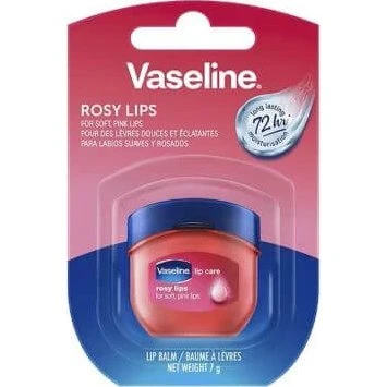 Vaseline Bálsamo Labial Rosy Lips, 7 g