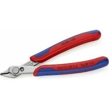 Knipex 78 03 125 ESD Cortador Lateral Electrónico Rojo/Azul