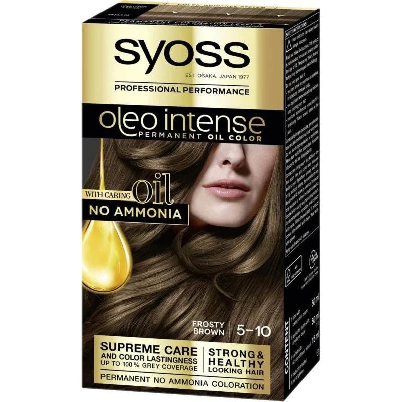 Syoss Oleo Intense Tinte Sin Amoníaco 5.10 Castaño Claro