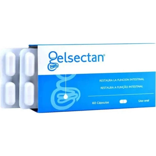 Gelsectan 60 cápsulas - Mejora de la función intestinal