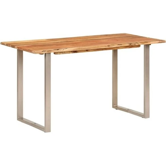 HKH Mesa de comedor 140x70 Acacia maciza