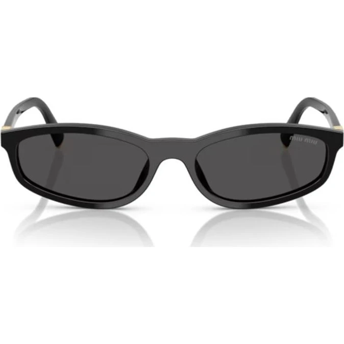 Miu Miu Gafas de Sol MU A06S 16K08Z Acetato Negro y Gris