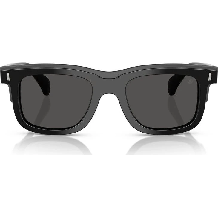 Moncler ME6004 Gafas de Sol Cuadradas Unisex - Negro/Gris