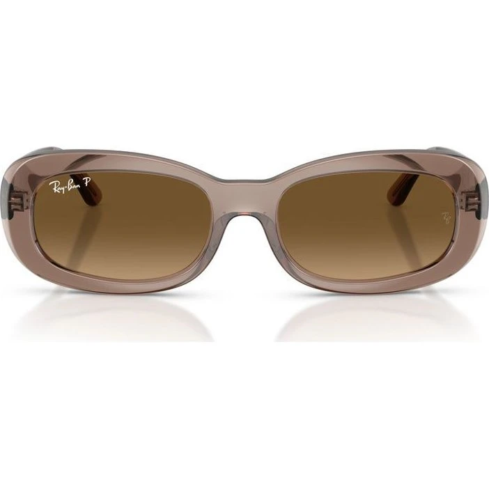 Ray-Ban RB 2221 Gafas de Sol Ovaladas Marrón Polarizadas para Mujer