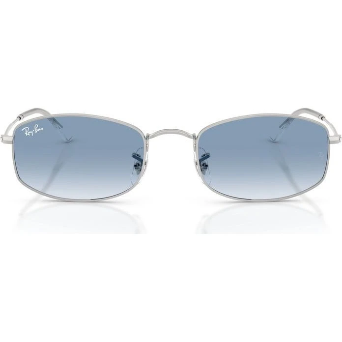 Ray-Ban RB 3832 Gafas de Sol Unisex Plata Rectangulares Azul