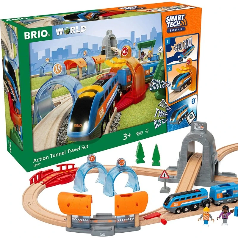Brio SMART TECH SOUND Deluxe Tren con Túneles