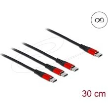 DELOCK Cable 3in1 USB-C a 3x USB-C 30 cm (86712)