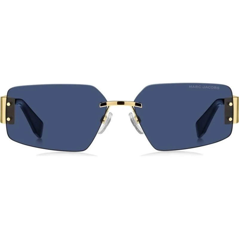 Marc Jacobs Marc 875/S Gafas de Sol Rectangulares Oro y Azul