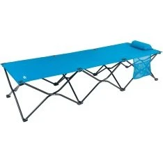 Aktive Cama Plegable Azul 38x62x178 cm
