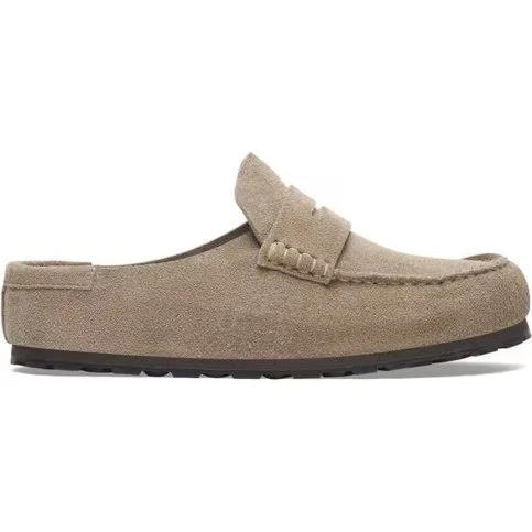 Birkenstock Naples Wrapped - Zuecos Taupe - Talla 42