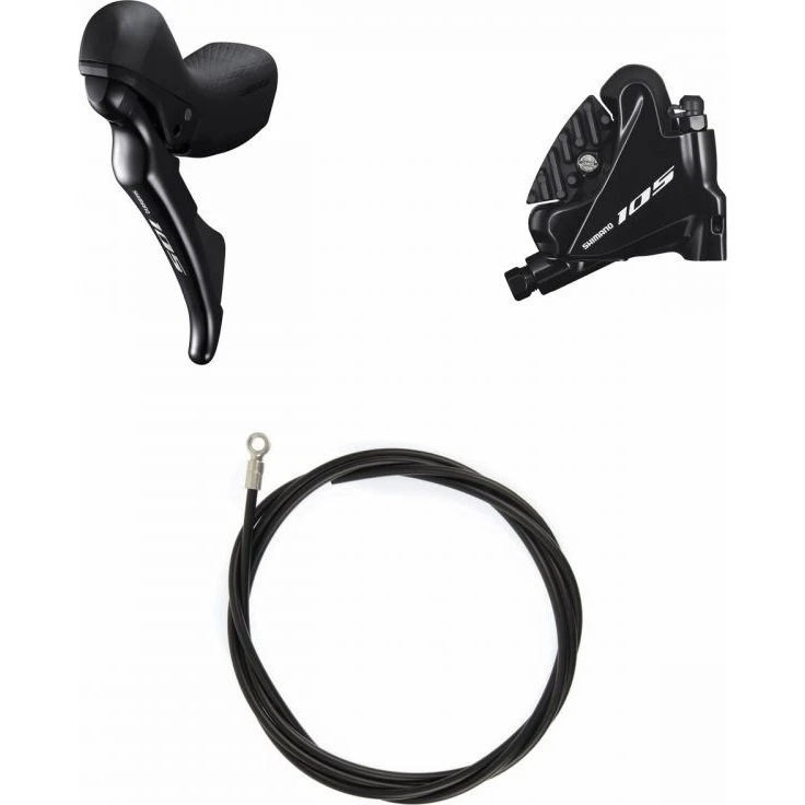 Shimano 105 R7020 + BR-R7070 Freno Disco Delantero Negro