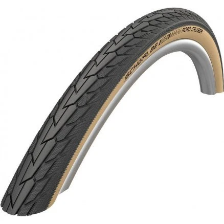 Schwalbe Road Cruiser 28x1.75 K-Guard Negro/Café Reflectante