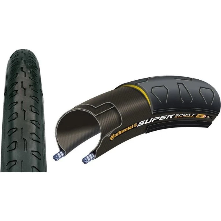 Continental Supersport Plus 700x28 Rígida Negro