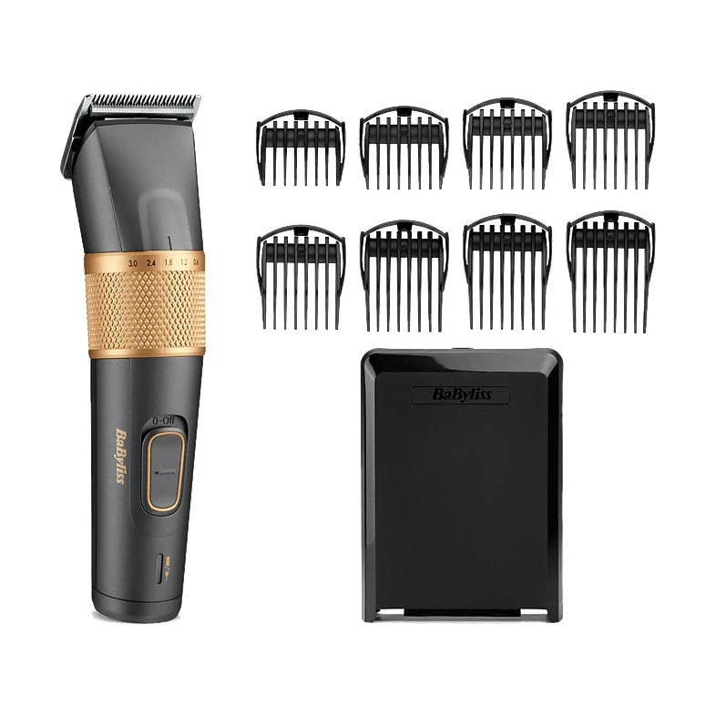 Cortapelos BaByliss Graphite Precision E987E, 160 min Autonomía, Gris