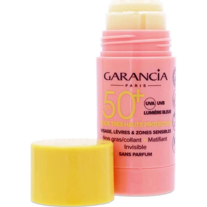 Garancia Stick Solar SPF50+ Rostro, Labios y Zonas Sensibles 15 g