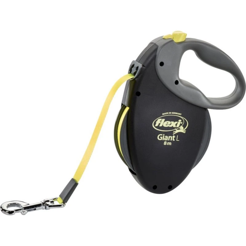 Flexi Correa Extensible Neon Giant con Cinta Reflectante 8m
