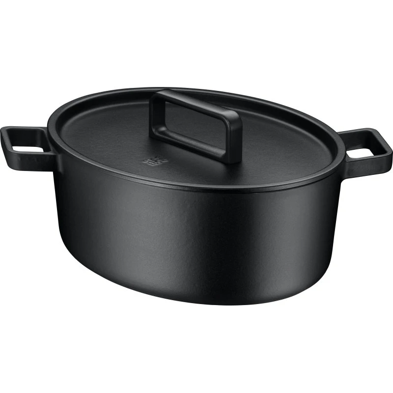 WMF Bräter Oval Flavour 33x26cm Hierro Fundido Negro