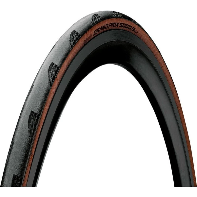 Continental Grand Prix 5000 S Tubeless Ready 700x28 Negro Marrón