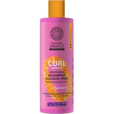 Natura Siberica Curl Control Champú Sin Sulfatos 400 ml