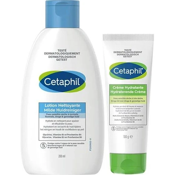 Cetaphil Rutina Piel Sensible Loción y Crema