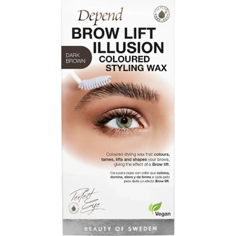 Depend Perfect Eye Brow Illusion Wax Dark Brown 5g