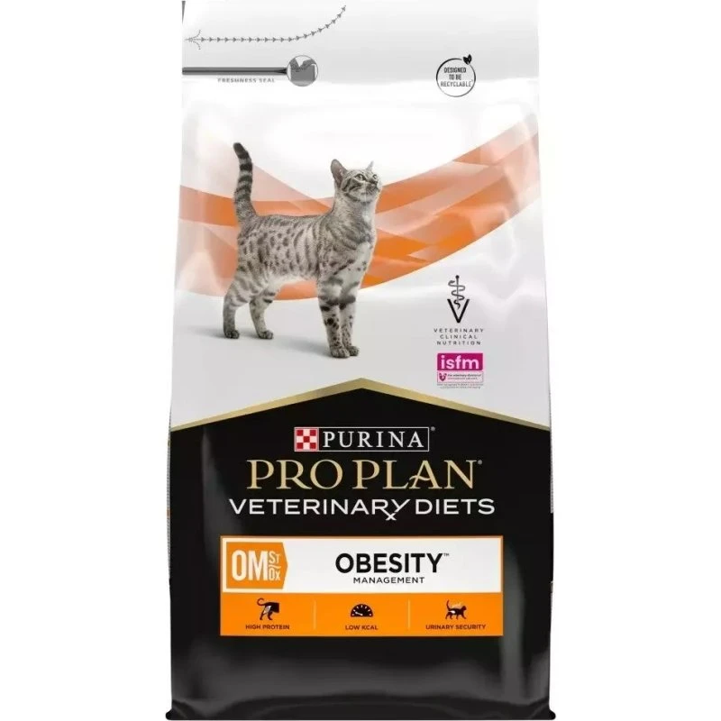 Purina Pro Plan Vet Feline OM Alimento Seco para Gatos Adultos 5kg