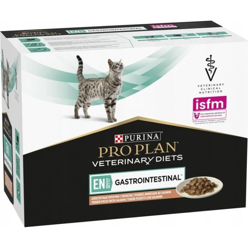 Purina Pro Plan Veterinary Diets Gato Gastrointestinal Salmón 10 x 85g