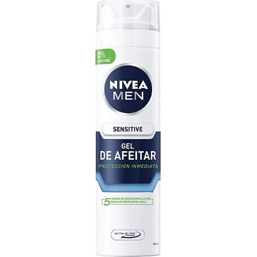 NIVEA MEN Sensitive Gel de Afeitar 200 ml