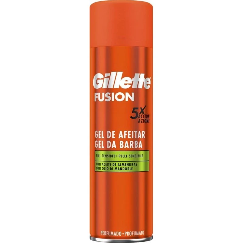 Gillette Fusion Gel Piel Sensible 200ml