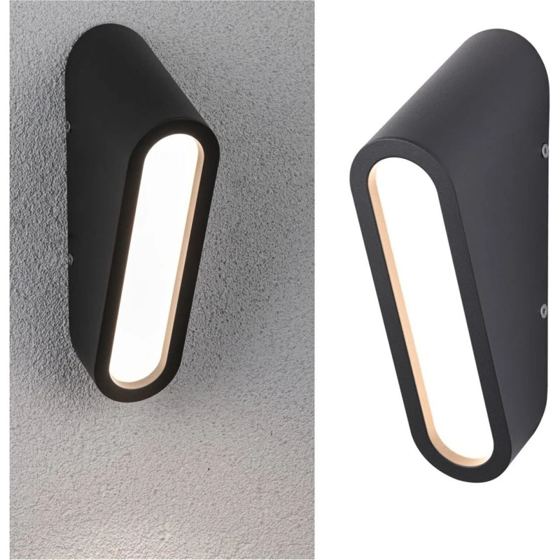 Paulmann Cliff Aplique Exterior SWR Antracita LED