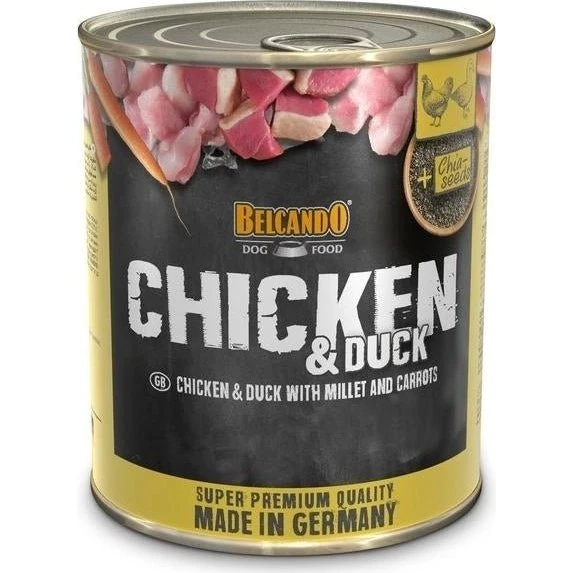 Belcando Lata Pollo y Pato con Mijo y Zanahoria 800g