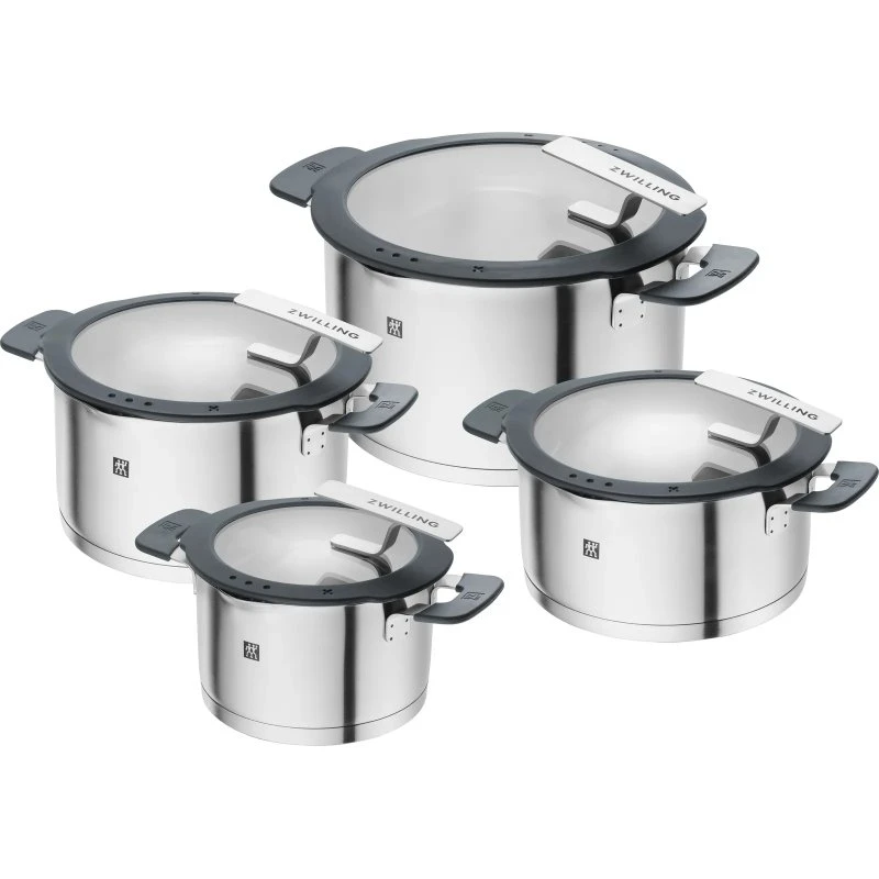 Zwilling Simplify Batería de Cocina de Acero Inoxidable, 4 Piezas