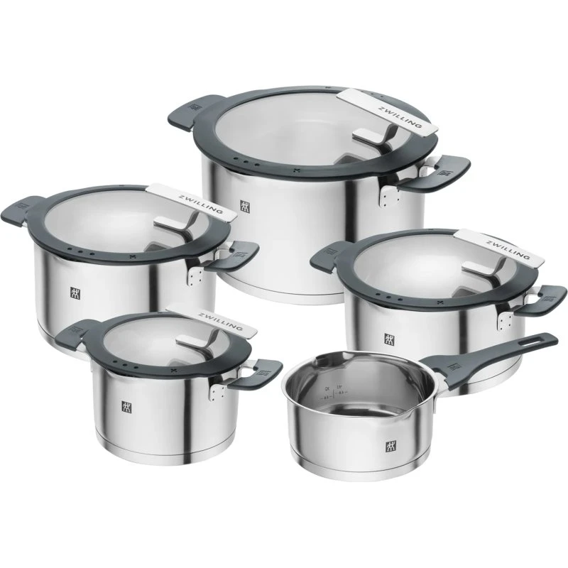 ZWILLING Simplify Batería de Cocina de Acero Inoxidable, 5 Piezas