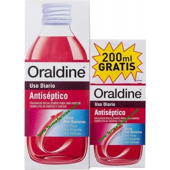 Oraldine Antiséptico 400ml + 200ml