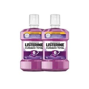 Listerine Cuidado Total Enjuague Bucal 2x1L