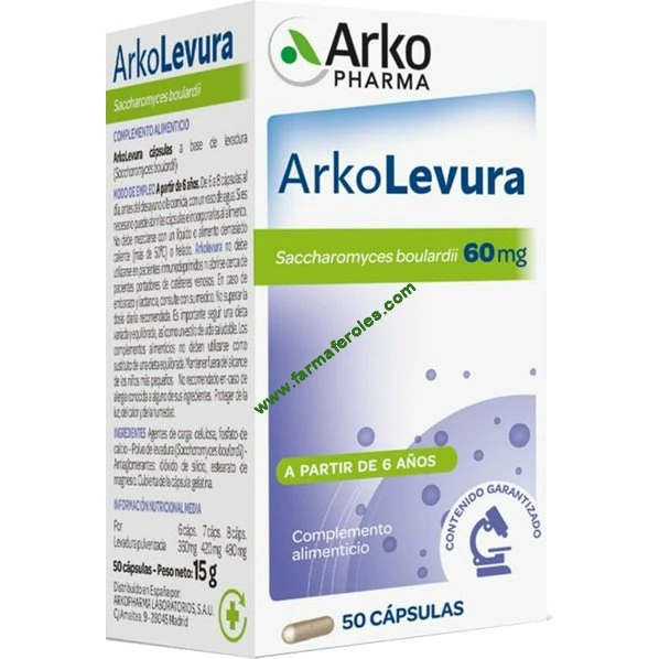 Arkopharma Arkolevura 50 Cápsulas