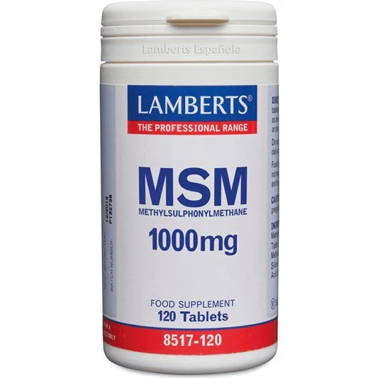 Lamberts MSM 1000 mg 120 Comprimidos