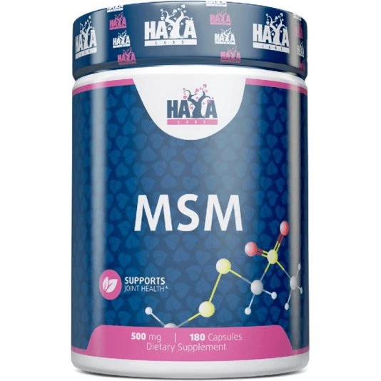 Haya Labs MSM 500mg - 180 Cápsulas
