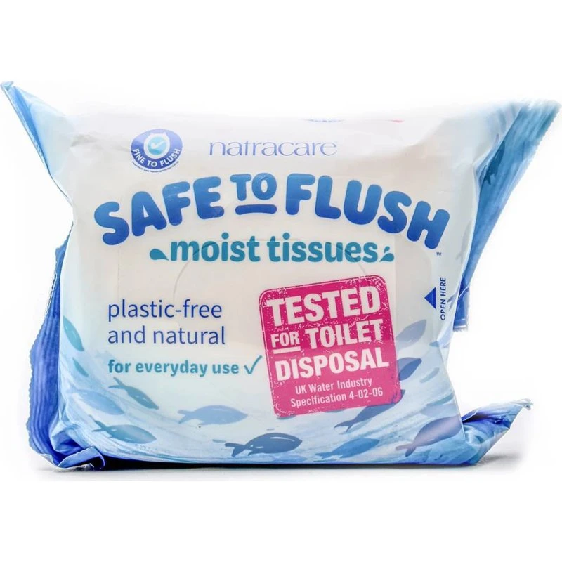 Natracare Papel Higiénico Húmedo Biodegradable - 30 Unidades