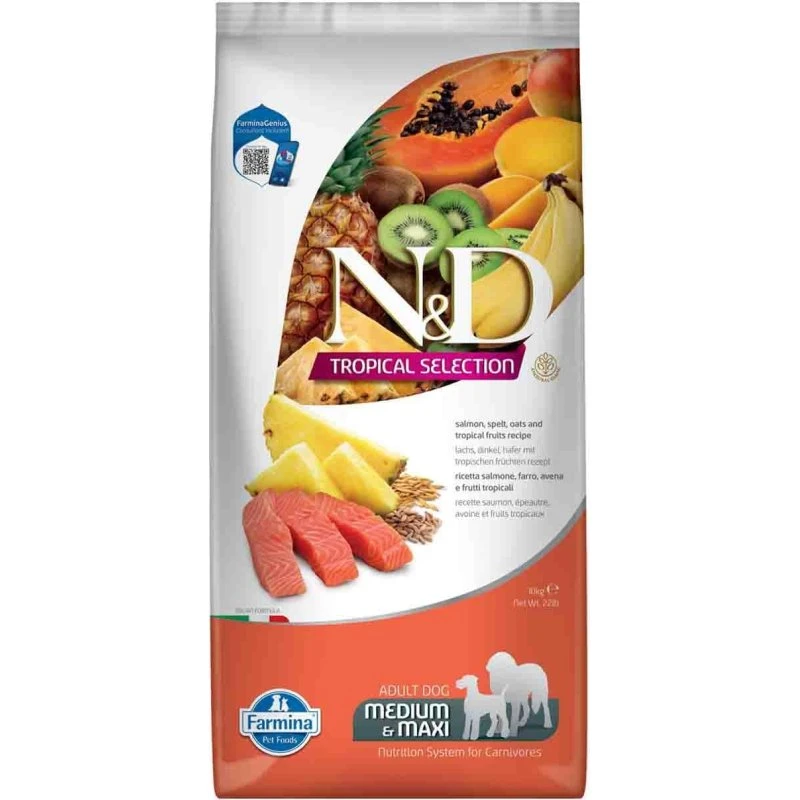 Farmina N&D Dog Tropical Selection Salmón 10kg