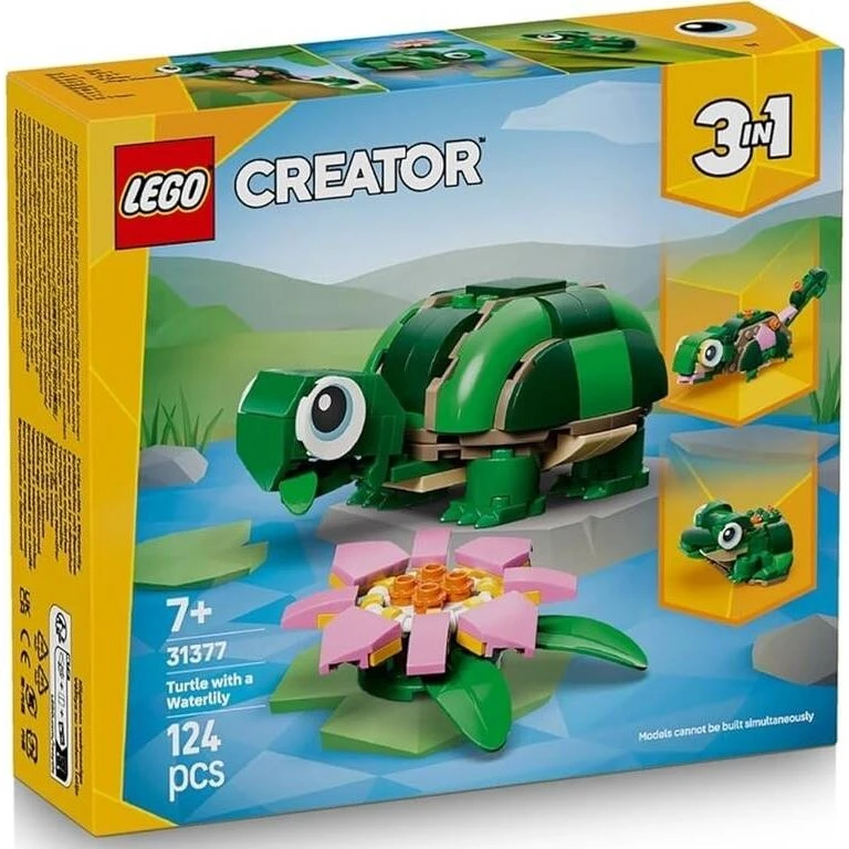 LEGO Creator Tortuga con Flor de Nenúfar 31377