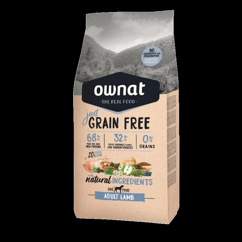 Ownat Just Grain Free Cordero 3 kg