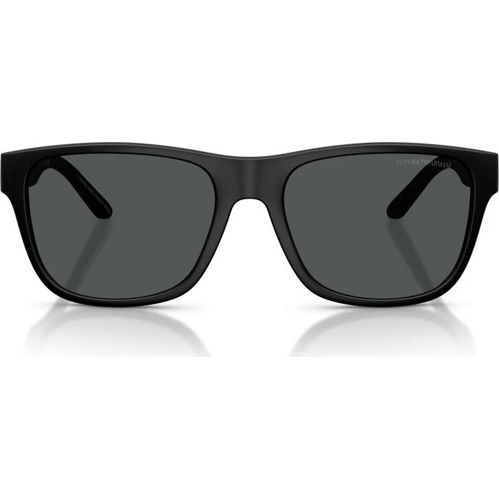 Emporio Armani EA 4243 Gafas de Sol Cuadradas para Hombre - Negro/Gris