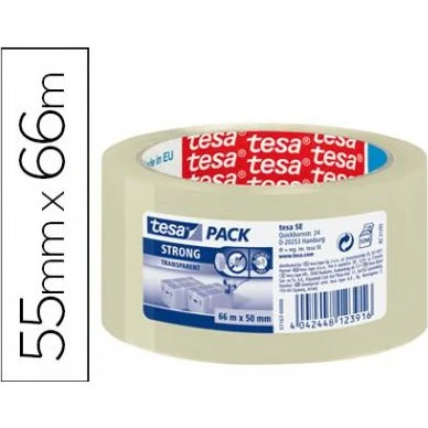 Tesa Transparente Strong 50 mm x 66 m
